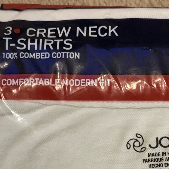 JOCKEY classic white T-shirts- new with  tags;  XXL - Picture 3 of 3